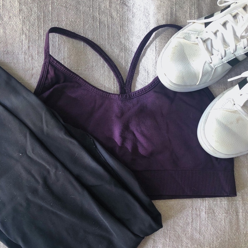 Z by Zella Purple Sports Bra NWOT